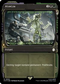 Atomize (Showcase) (Surge Foil) — Universes Beyond: Fallout