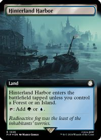 Hinterland Harbor (Extended Art) (Surge Foil) — Universes Beyond: Fallout