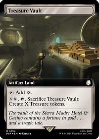 Treasure Vault (Extended Art) (Surge Foil) — Universes Beyond: Fallout