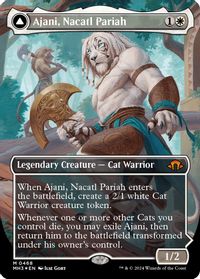 Ajani, Nacatl Pariah (Borderless) (Textured Foil) — Modern Horizons 3