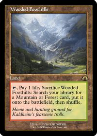 Wooded Foothills (Retro Frame) — Modern Horizons 3