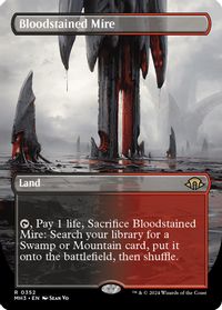 Bloodstained Mire (Borderless) — Modern Horizons 3
