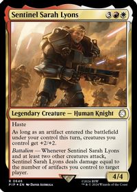 Sentinel Sarah Lyons (Surge Foil) — Universes Beyond: Fallout