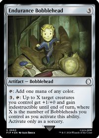 Endurance Bobblehead (Surge Foil) — Universes Beyond: Fallout