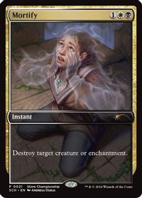 Mortify — Game Day & Store Championship Promos