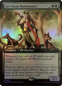 Lys Alana Huntmaster (Extended Art) — Secret Lair Drop Series
