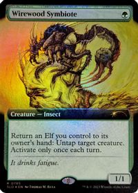 Wirewood Symbiote (Extended Art) — Secret Lair Drop Series