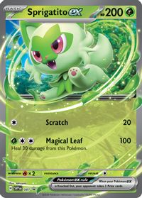 Sprigatito ex - 087 — SV: Scarlet & Violet Promo Cards