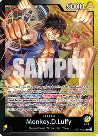Monkey.D.Luffy (003) — Ultra Deck: The Three Brothers
