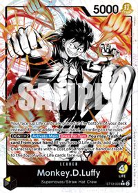 Monkey.D.Luffy (003) (Parallel) — Ultra Deck: The Three Brothers
