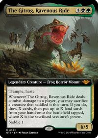 The Gitrog, Ravenous Ride (Extended Art) — Outlaws of Thunder Junction