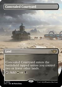 Concealed Courtyard (Borderless) — Outlaws of Thunder Junction