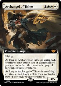 Archangel of Tithes (Extended Art) — Outlaws of Thunder Junction
