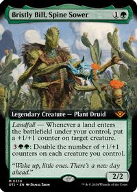 Bristly Bill, Spine Sower (Extended Art) — Outlaws of Thunder Junction
