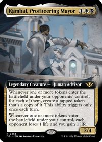 Kambal, Profiteering Mayor (Extended Art) — Outlaws of Thunder Junction