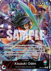 Kouzuki Oden (Alternate Art) — Extra Booster: Memorial Collection