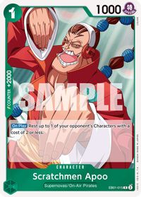 Scratchmen Apoo — Extra Booster: Memorial Collection