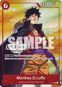 Monkey.D.Luffy (001) (Online Regional 2024 Vol. 2) [Participant] — One Piece Promotion Cards