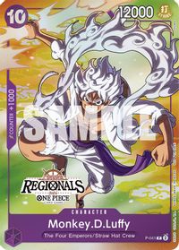 Monkey.D.Luffy (041) (Online Regional 2024 Vol. 2) [Participant] — One Piece Promotion Cards