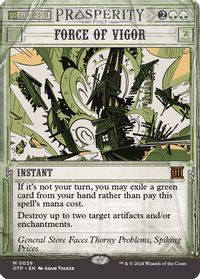 Force of Vigor — Outlaws of Thunder Junction: Breaking News