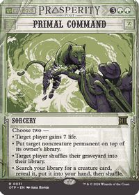 Primal Command — Outlaws of Thunder Junction: Breaking News
