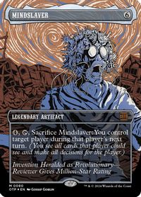 Mindslaver (Textured Foil) — Outlaws of Thunder Junction: Breaking News