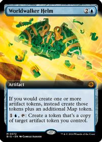 Worldwalker Helm (Extended Art) — Outlaws of Thunder Junction: The Big Score