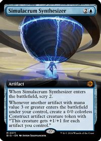 Simulacrum Synthesizer (Extended Art) — Outlaws of Thunder Junction: The Big Score