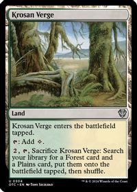 Krosan Verge — Commander: Outlaws of Thunder Junction