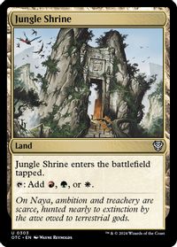 Jungle Shrine — Commander: Outlaws of Thunder Junction