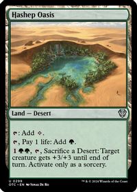Hashep Oasis — Commander: Outlaws of Thunder Junction