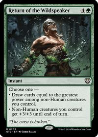 Return of the Wildspeaker — Commander: Outlaws of Thunder Junction