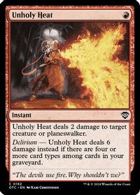 Unholy Heat — Commander: Outlaws of Thunder Junction