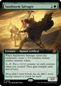 Sandstorm Salvager (Extended Art) — Outlaws of Thunder Junction: The Big Score