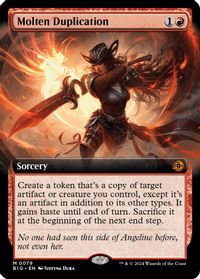 Molten Duplication (Extended Art) — Outlaws of Thunder Junction: The Big Score