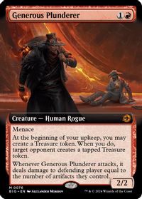 Generous Plunderer (Extended Art) — Outlaws of Thunder Junction: The Big Score