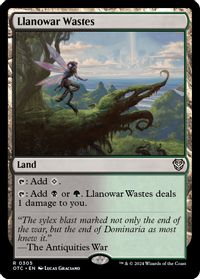 Llanowar Wastes — Commander: Outlaws of Thunder Junction