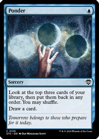 Ponder — Commander: Outlaws of Thunder Junction