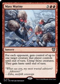 Mass Mutiny — Commander: Outlaws of Thunder Junction