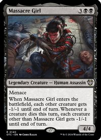 Massacre Girl — Commander: Outlaws of Thunder Junction