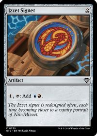 Izzet Signet — Commander: Outlaws of Thunder Junction