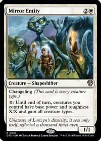 Mirror Entity — Commander: Outlaws of Thunder Junction