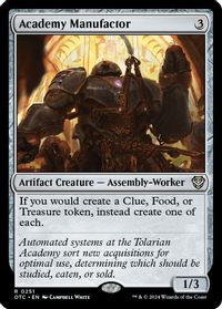 Academy Manufactor — Commander: Outlaws of Thunder Junction