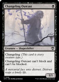 Changeling Outcast — Commander: Outlaws of Thunder Junction