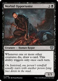 Morbid Opportunist — Commander: Outlaws of Thunder Junction