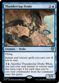Thunderclap Drake — Commander: Outlaws of Thunder Junction
