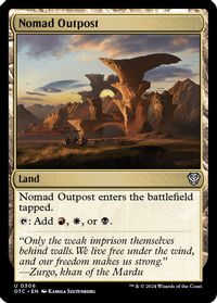 Nomad Outpost — Commander: Outlaws of Thunder Junction