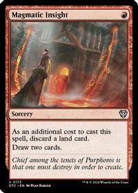 Magmatic Insight — Commander: Outlaws of Thunder Junction