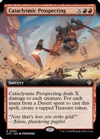 Cataclysmic Prospecting (Extended Art) — Commander: Outlaws of Thunder Junction