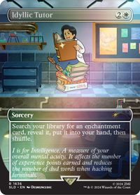 Idyllic Tutor (1636) (Rainbow Foil) — Secret Lair Drop Series
